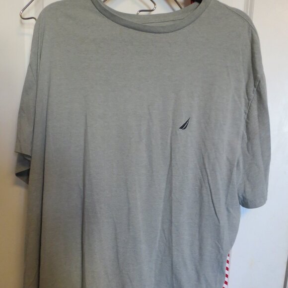Men's Nautica 3XL Light Gray Short Sleeve T-Shirt - Picture 1 of 4
